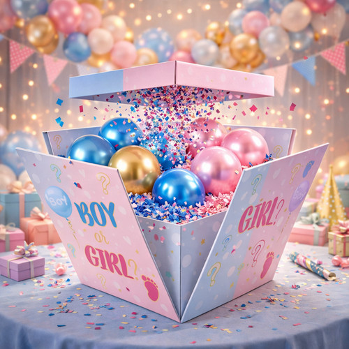 Scatola regalo sorpresa baby - scatola,