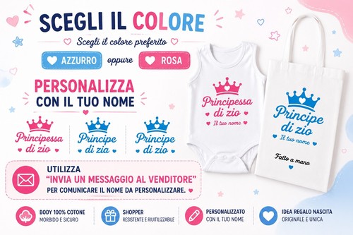 Body cotone borsa regalo - body,