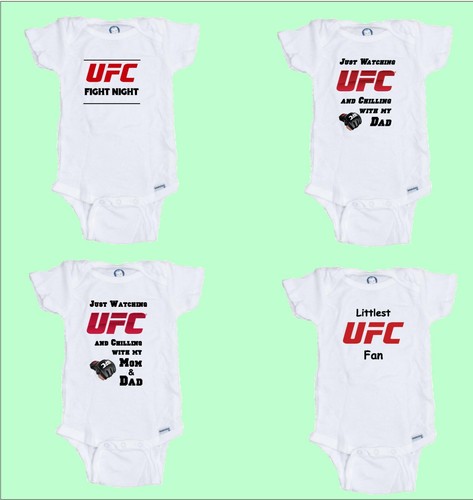 Ufc baby onesie confezioni 4 - ufc,