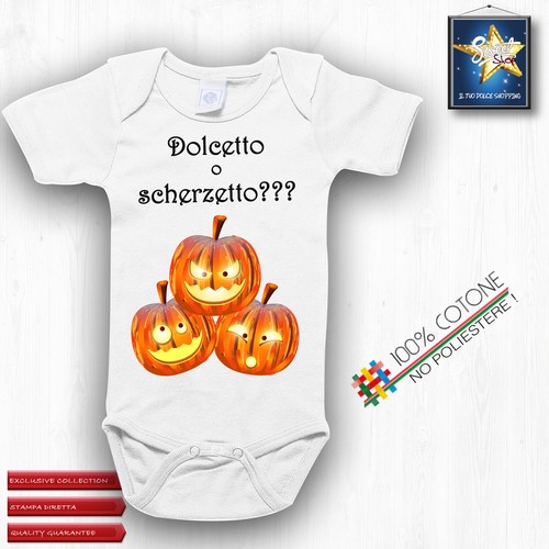 Body neonato baby zucca - neonato,