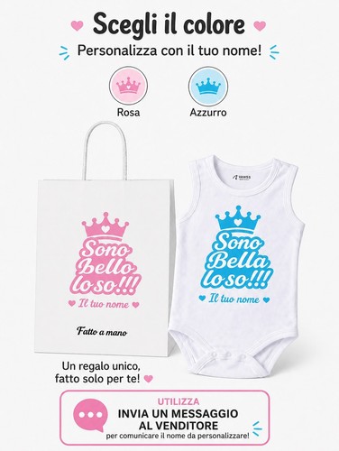 Body neonato personalizzato - neonato,